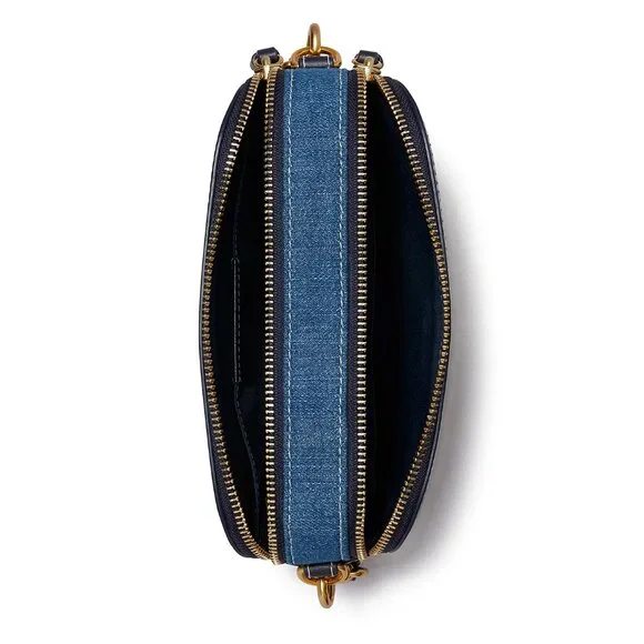 Tory Burch Mini Miller Denim Crossbody Bag - Picture 3 of 11